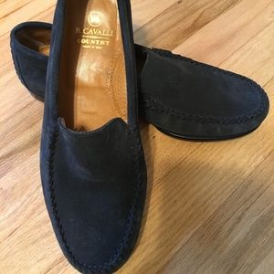 B. Cavalli Country LOAFER Blue Suede